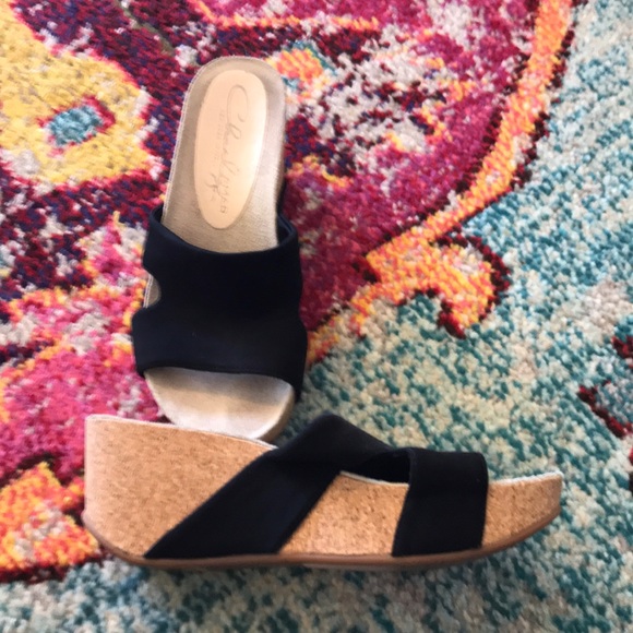 Black wedge Charly Amar Size 6 - Picture 2 of 3